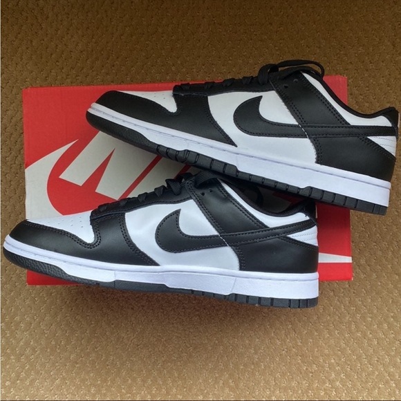 Nike Dunk Low Retro Black/White Shoes, Size 9 US/8 UK - Picture 4 of 12